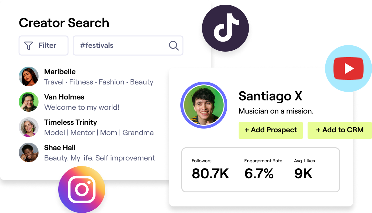 Creator discovery & recruitment